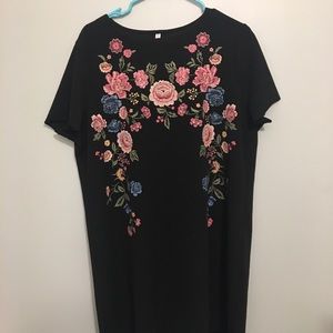 Floral sheath dress